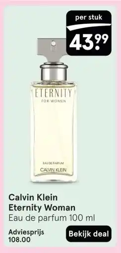 Etos Calvin Klein Eternity Woman aanbieding