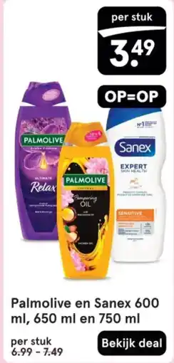 Etos Palmolive en Sanex aanbieding
