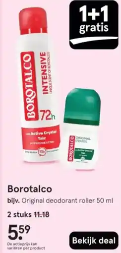 Etos Borotalco aanbieding