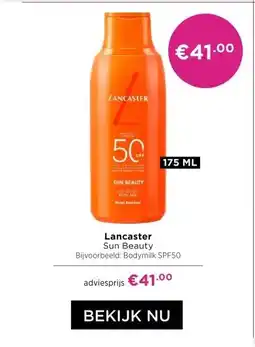 ICI Paris XL Lancaster Sun Beauty Bijvoorbeeld: Bodymilk SPF50 aanbieding