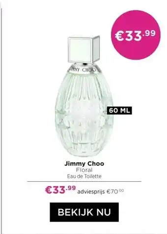 ICI Paris XL Jimmy Choo Floral Eau de Toilette aanbieding