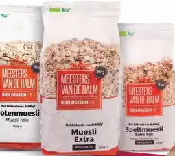 Ekoplaza Meesters van de Halm MUESLI aanbieding