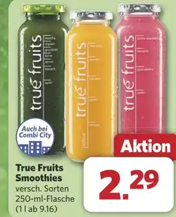 Combi True Fruits Smoothies aanbieding