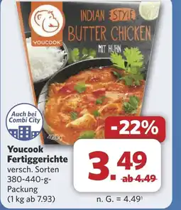 Combi Youcook Fertiggerichte aanbieding