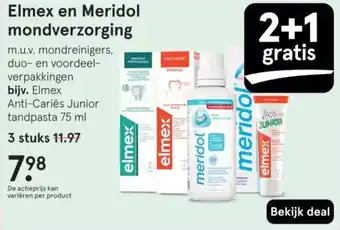 Etos Elmex en Meridol mondverzorging aanbieding