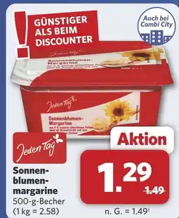 Combi Sonnen- blumen- margarine aanbieding