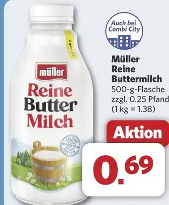 Combi Müller Reine Buttermilch aanbieding