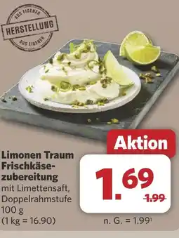 Combi Limonen Traum Frischkäse- zubereitung aanbieding