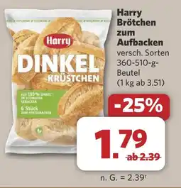 Combi Harry Brötchen zum Aufbacken aanbieding