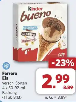 Combi Ferrero Eis aanbieding