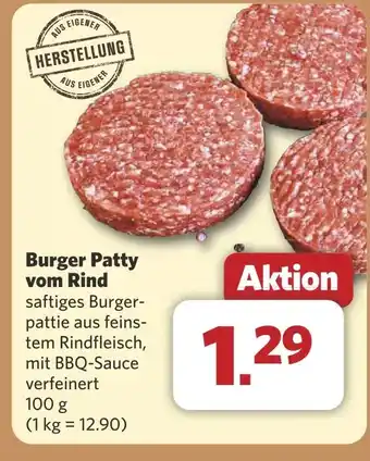 Combi Burger Patty vom Rind aanbieding