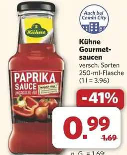 Combi Kühne Gourmet- saucen aanbieding