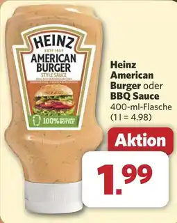 Combi Heinz American Burger oder BBQ Sauce aanbieding