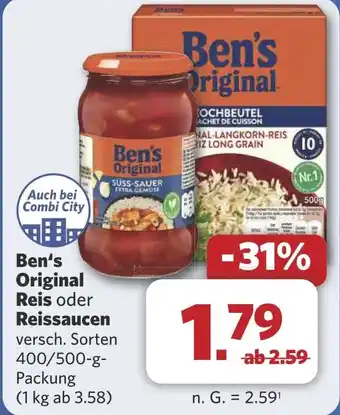 Combi Original Reis oder Reissaucen aanbieding