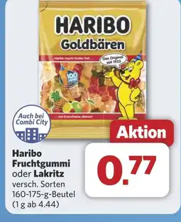 Combi Haribo Fruchtgummi oder Lakritz aanbieding