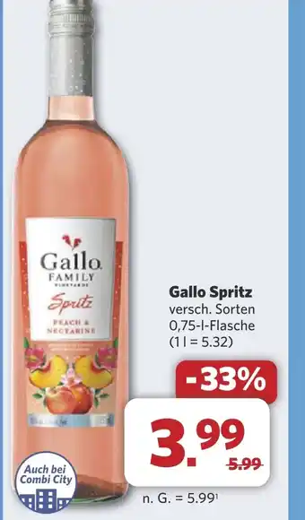 Combi Gallo Sprit aanbieding