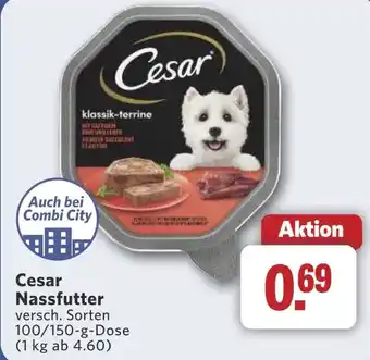 Combi Cesar Nassfutter aanbieding