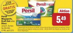 Combi Persil Megaperls, Kraft Gel oder Discs aanbieding