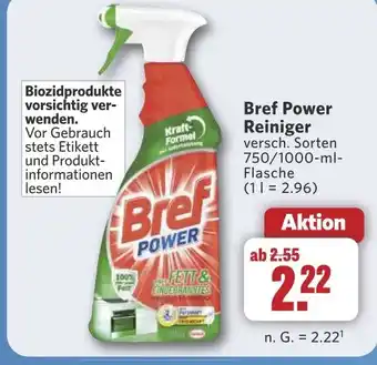 Combi Bref Power Reiniger aanbieding