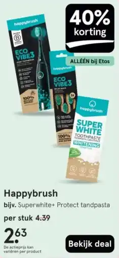 Etos Happybrush aanbieding