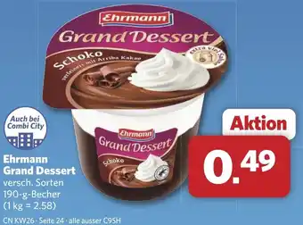 Combi Ehrmann Grand Dessert aanbieding