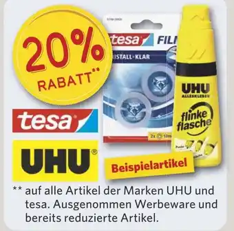 Combi 20% RABATT tesa UHU aanbieding