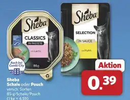 Combi Sheba Schale oder Pouch aanbieding