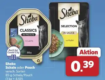 Combi Sheba Schale oder Pouch aanbieding