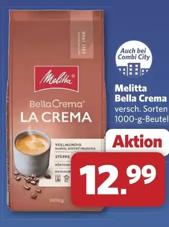 Combi Melitta Bella Crema aanbieding