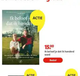 Bruna Ik beloof je dat ik honderd word aanbieding