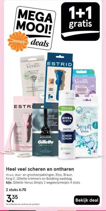 Etos Heel veel scheren en ontharen aanbieding