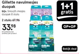 Etos Gillette navulmesjes duopak aanbieding