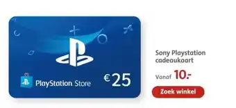 Bruna Sony Playstation cadeaukaart aanbieding