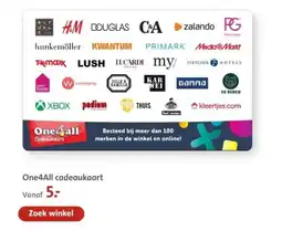 Bruna One4All cadeaukaart aanbieding