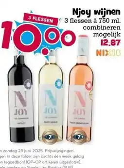 Boon`s Markt Njoy wijnen aanbieding