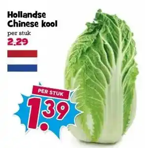 Boon`s Markt Hollandse Chinese kool per stuk aanbieding