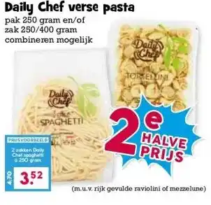 Boon`s Markt Daily Chef verse pasta aanbieding