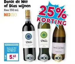 Boon`s Markt Danie de Wet of Dias wijnen fles 750 ml. aanbieding