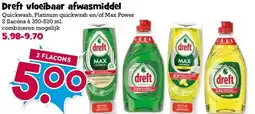 Boon`s Markt Dreft vloeibaar afwasmiddel aanbieding