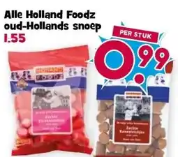 Boon`s Markt Alle Holland Foodz oud-Hollands snoep aanbieding