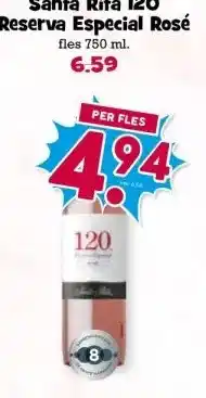 Boon`s Markt Santa Rita 120 Reserva Especial Rosé aanbieding