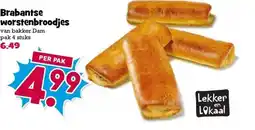 Boon`s Markt Brabantse worstenbroodjes aanbieding