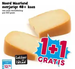 Boon`s Markt Noord Waarland overjarige 48+ kaas aanbieding