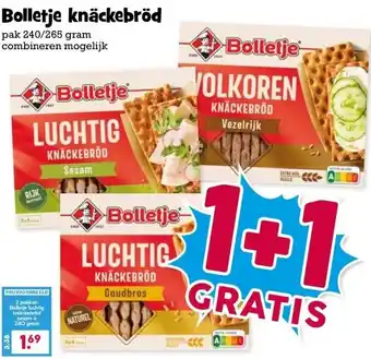 Boon`s Markt Bolletje knäckebröd aanbieding