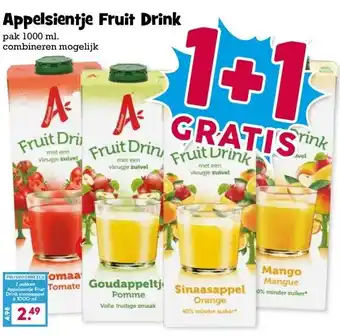 Boon`s Markt Appelsientje Fruit Drink aanbieding