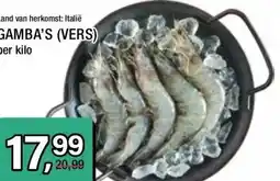 Amazing Oriëntal Land van herkomst: Italië GAMBA'S (VERS) aanbieding