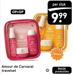 Etos Amour de Carnaval travelset aanbieding