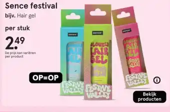 Etos Sence festival aanbieding