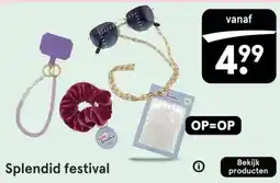 Etos Splendid festival aanbieding
