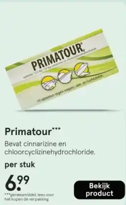 Etos Primatour aanbieding